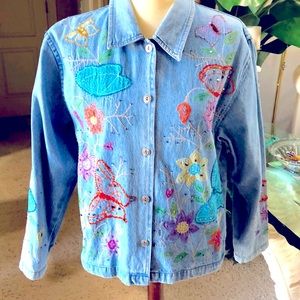SZ S  TANTRUMS DENIM JACKET